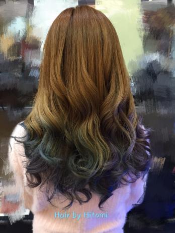 日式威廉_女_髮型設計_中長染髮_日韓流行髮型_2017流行髮型